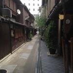 Narrow alley in Japan